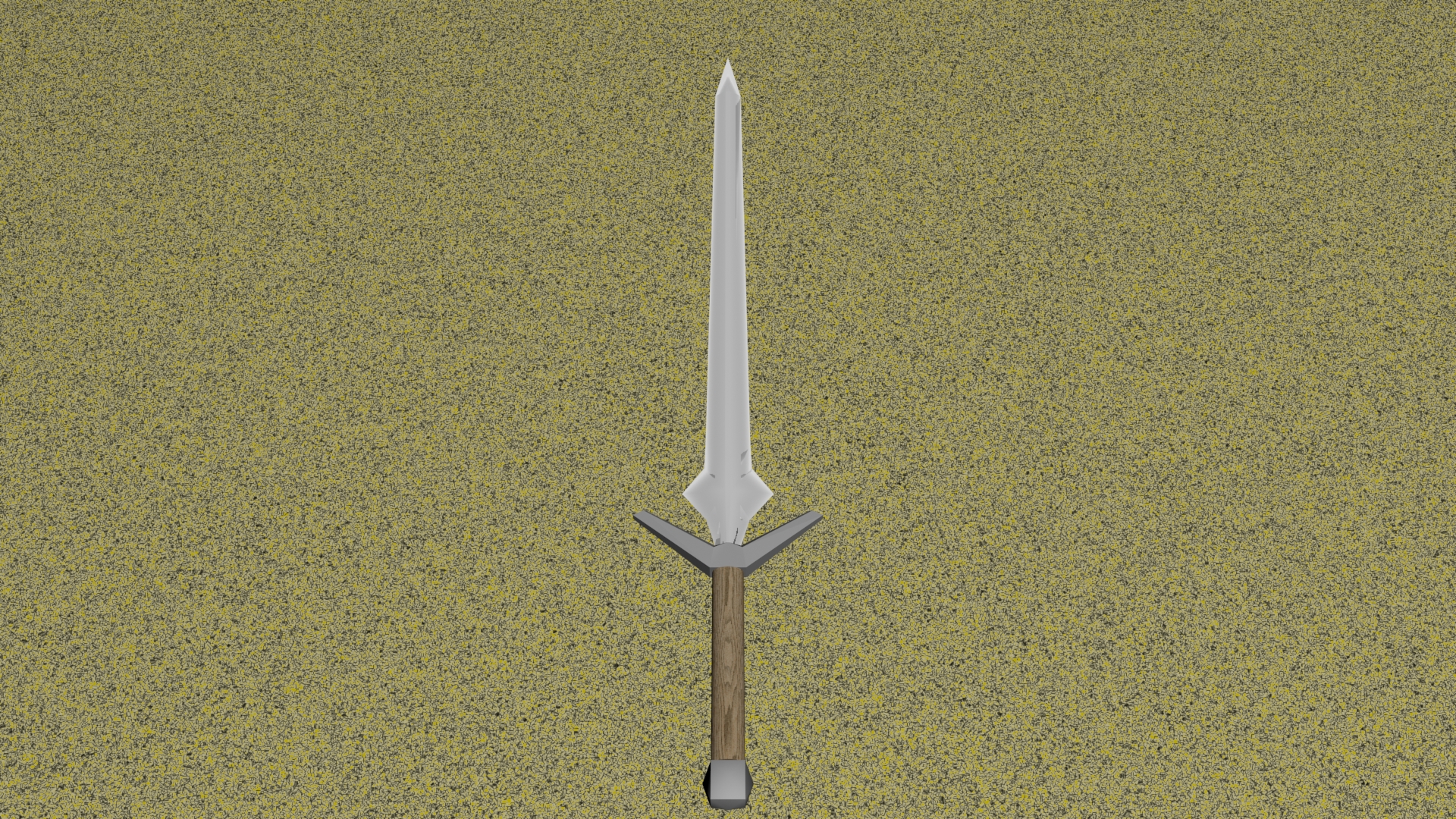 3D rendered sword.