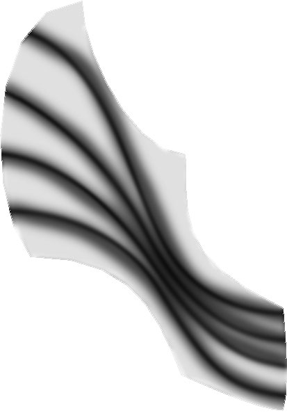 Illustrated image of a series of S curved lines.
